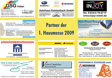 Partner der Hausmesse 2009