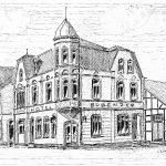 7. Hotel Bubenzer – Der historisierende Baustil des Hotels Bubenzer mit seiner sehenswerten Fassade war in den 1890er Jahren der neue Blickfang des Ortes. Ganz im Gegensatz dazu wurde im Jahre 1904 in schlichter Fachwerkkonstruktion ein Gesellschaftssaal angebaut, der später auch als Kino genutzt wurde.