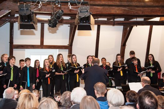 Chormusik vom Musical Aladdin bis hin zum barocken Stück Laudamus te präsentierten die Chöre der Bergischen Akademie für Vokalmusik. Fotos: Vera Marzinski